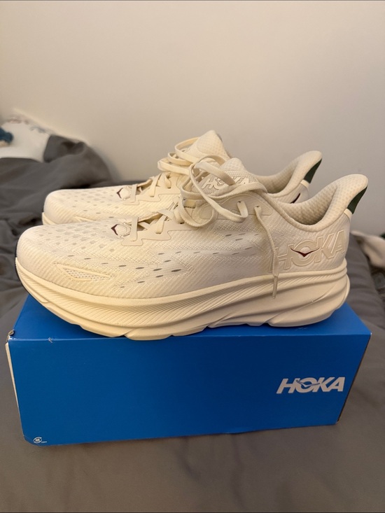 Hoka Other - Hoka Clifton 9 Off-White/Cream Mens Running Shoe